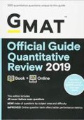 GMAC - GMAT Official Guide Quantitative Review 2019: Book + Online 3rd Edition pdf
