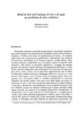 Alfieri Gabriella - Modi di dire nell’ italiano di ieri e di oggi: un problema di stile collettivo (1997) PDF