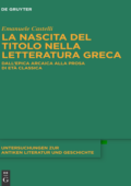 img Emanuele Castelli - La nascita del titolo nella letteratura greca (2020)