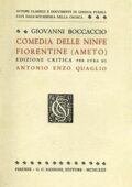 img Giovanni Boccaccio - Comedia delle Ninfe fiorentine (Ameto) (1964)