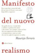 Maurizio Ferraris - Manifesto del nuovo realismo (2012)