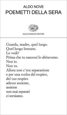 Aldo Nove – Poemetti della sera (2020)