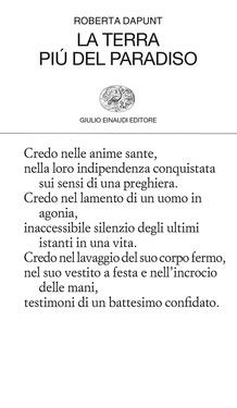 Roberta Dapunt – La terra piú del paradiso (2017)
