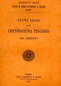 img Benedetto Croce - Nuovi saggi sulla...