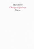 img Giorgio Agamben - Gusto (2015)