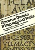 img Giacomo Devoto - Il linguaggio d