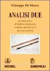 Giuseppe De Marco – Analisi due. Teoria ed esercizi (1999) pdf