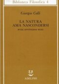img Giorgio Colli - La natura ama nascondersi (1988)