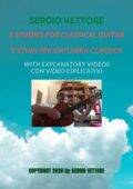 img sergio vettore- 5 studies for classical guitar: 5 studi per chitarra classica (2020)