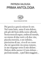 Patrizia Valduga – Prima antologia (2019)