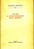 Silvia Rizzo - Il Lessico Filologico Degli Umanisti (1973)