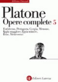 img Platone -Opere complete Vol. V (Eutidemo, Protagora, Gorgia, Menone, et altri) Laterza (2013)