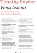 Timothy Snyder - Venti lezioni (2017)