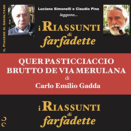 Quer pasticciaccio brutto de via Merulana di Carlo Emilio Gadda copertina