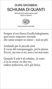 Durs Grunbein – Schiuma di quanti (2021)