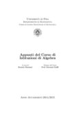 img Giovanni Gaiffi, Rosario Mennuni - Appunti del Corso di Istituzioni di Algebra (2017)