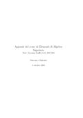img Giovanni Gaiffi - Appunti del Corso di Elementi di Algebra Superiore (2008)