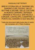img PASQUALE SETTEFRATI - BREVE STORIA DELLE TAVERNE DEL SANGRO E DEL SUODO, DELLE SETTIME E DECIME