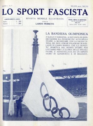 Book cover Lo sport fascista. I Giuochi Della IX Olimpiade