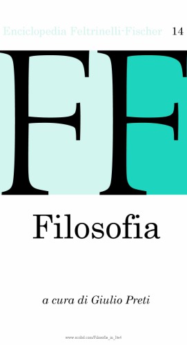 Book cover Filosofia
