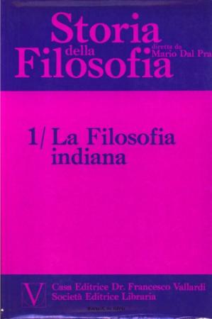 Book cover Storia della Filosofia. La Filosofia indiana