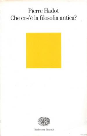 Book cover Che cos'è la filosofia antica?