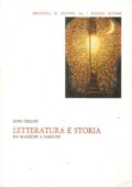 img Gino Tellini - Letteratura e Storia. Da Manzoni a Pasolini (1988)