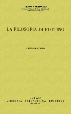 Book cover La filosofia di Plotino