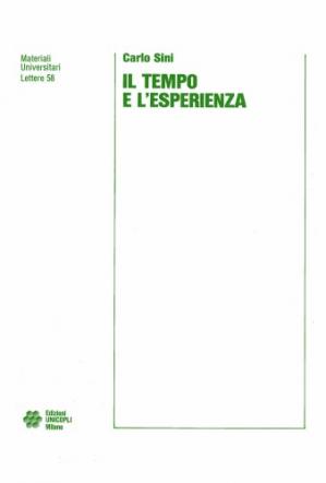 Book cover Il tempo e l'esperienza