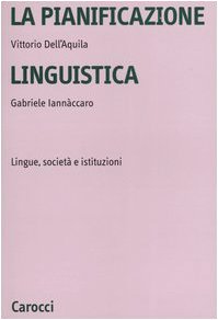 Book cover La Pianificazione linguistica