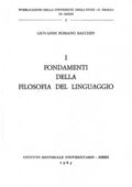 img Giovanni Romano Bacchin - I fondamenti della filosofia del linguaggio (1965)