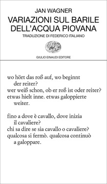 Jan Wagner – Variazioni sul barile dell’acqua piovana (2019)