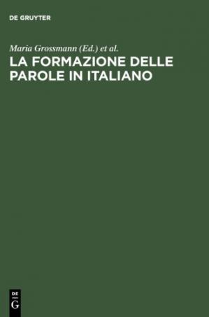 Book cover La Formazione Delle Parole in Italiano