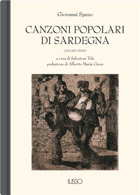 Book cover Canzoni popolari di Sardegna. Volume primo