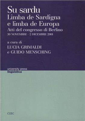 Book cover Su Sardu. Limba de Sardigna e limba de Europa