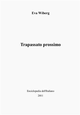 Book cover Trapassato prossimo