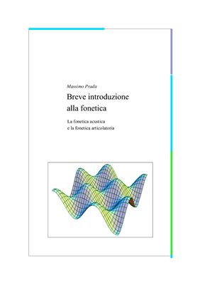Book cover Breve introduzione alla fonetica