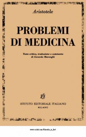 Book cover Problemi di medicina