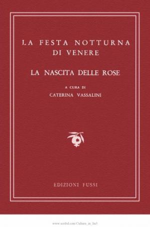 Book cover La festa notturna di Venere. La nascita delle rose