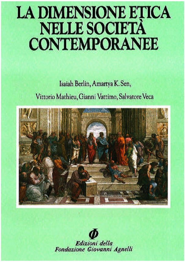 AA.VV. – La dimensione etica nelle società contemporanee (1990)
