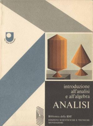 Book cover Introduzione all’analisi e all’algebra. Analisi
