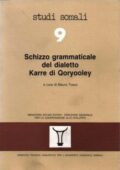 img Mauro Tosco - Schizzo grammaticale del dialetto Karre di Qoryooley (1989)