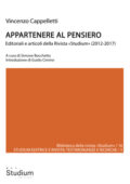img Vincenzo Cappelletti - Appartenere al pensiero (2021)