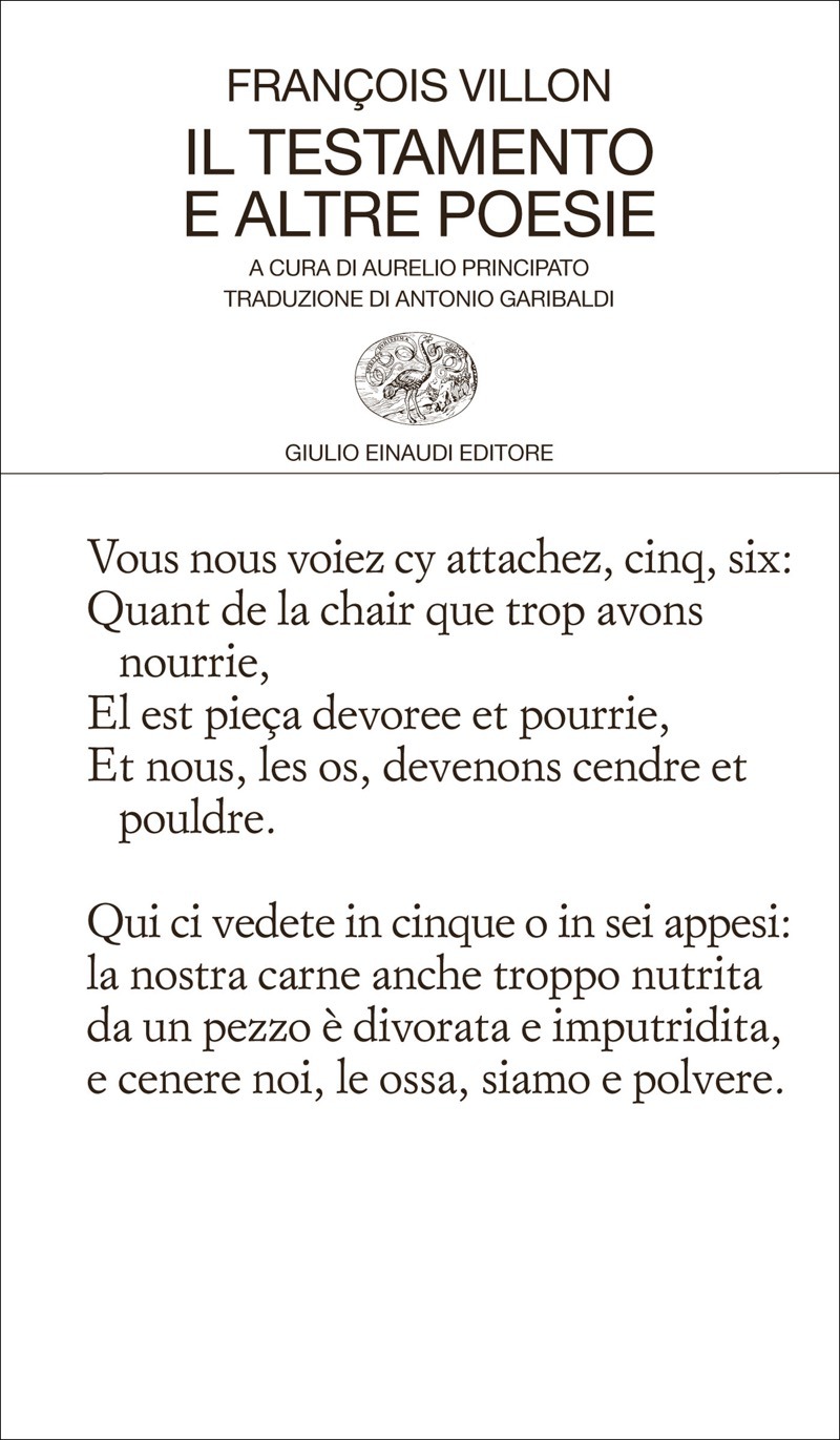 François Villon – Il testamento e altre poesie (2015)