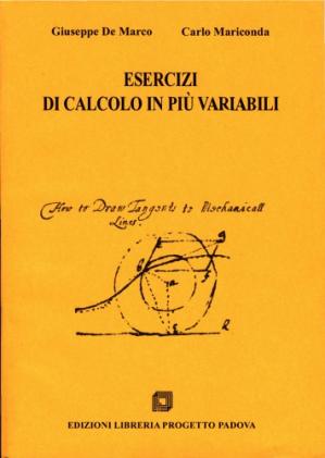 Book cover Esercizi di calcolo in più variabili