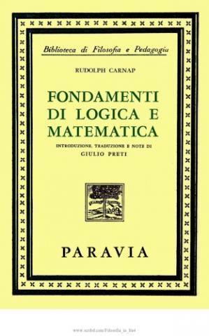 Book cover Fondamenti di logica e matematica