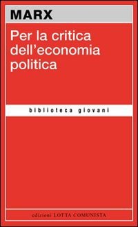 Book cover Per la critica dell’economia politica