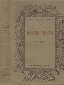 Lo spirito americano - Henry Steele Commager - copertina