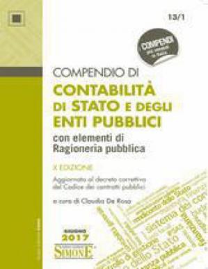 Claudia de Rosa – Compendio di Contabilità di Stato e degli Enti Pubblici (2017)