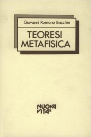 Book cover Teoresi metafisica